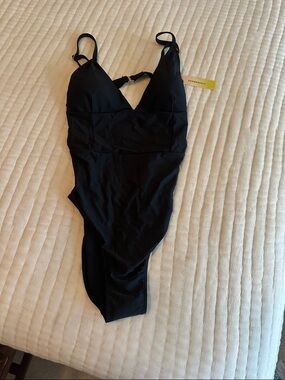 summersalt Black One-Piece Swimsuit